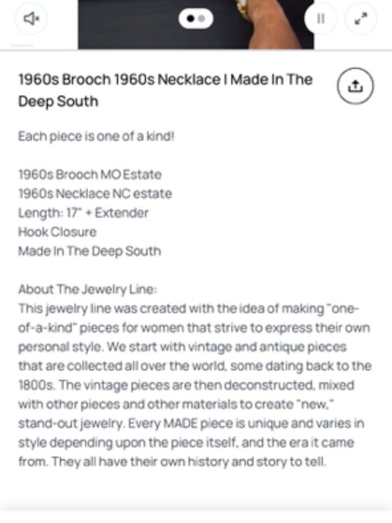 Made In The Deep South Necklace - Picture 3 of 3